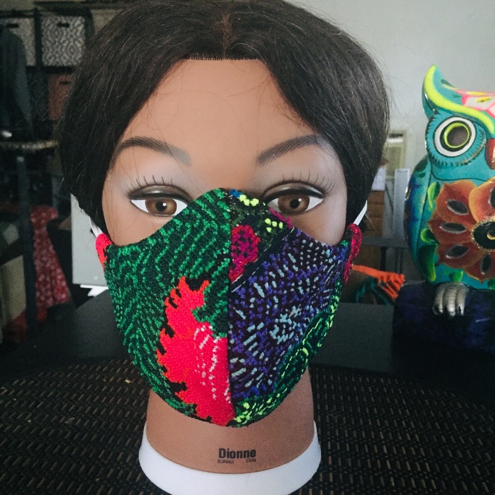 “Authentic Mexican embroidered handmade facemask!!